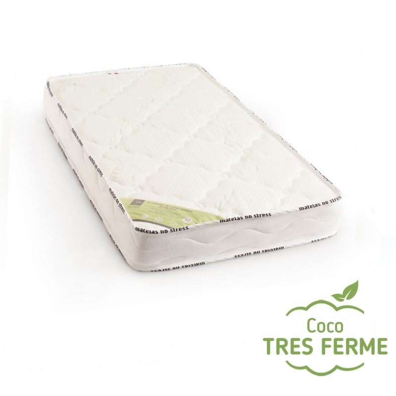 Offrez A Votre Bebe Ce Matelas Fibres De Coco 60x1 Avec Son Coutil Bambou Matelas No Stress