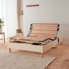 Sommier 2x90x210 Relaxation Electrique pour entourage bois de lit 180x210