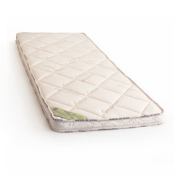 Surmatelas sur mesure Latex naturel pour deux personnes confort optimal