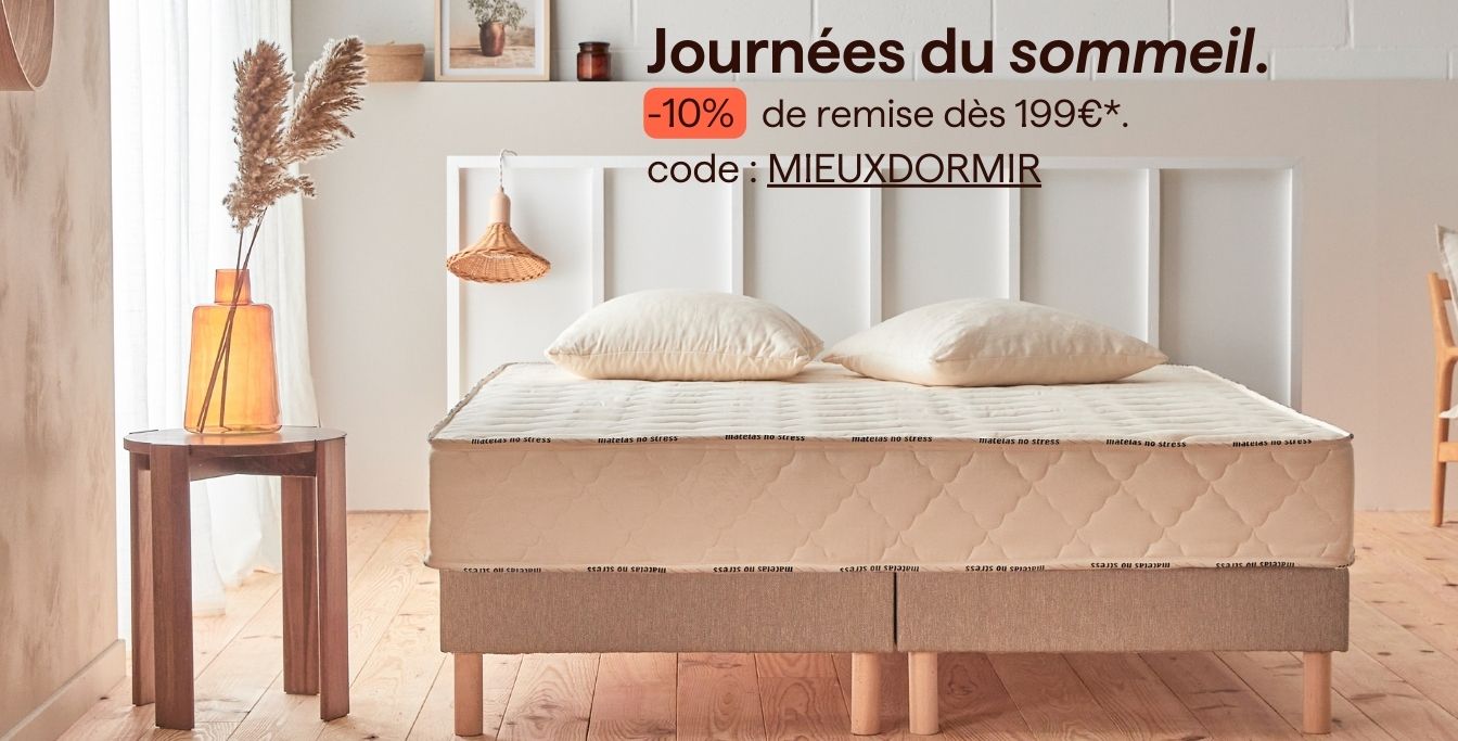 promo journées du sommeil 2025 matelas nostress